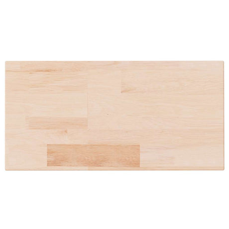 Vidaxl plank 40x20x2,5 cm onbehandeld massief eikenhout