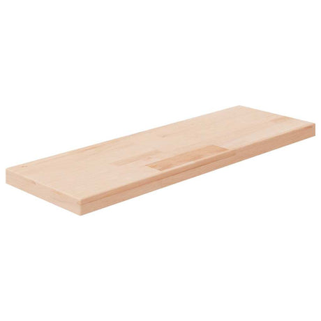 Vidaxl plank 60x20x2,5 cm onbehandeld massief eikenhout