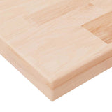 Vidaxl plank 60x20x2,5 cm onbehandeld massief eikenhout