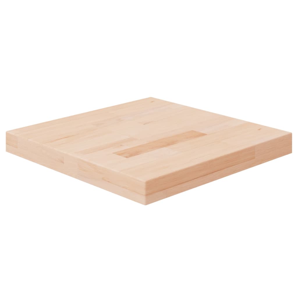 Vidaxl tafelblad vierkant 40x40x4 cm onbehandeld massief eikenhout