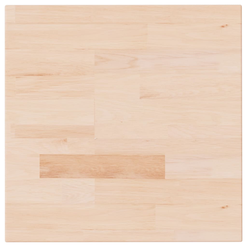 Vidaxl tafelblad vierkant 40x40x4 cm onbehandeld massief eikenhout