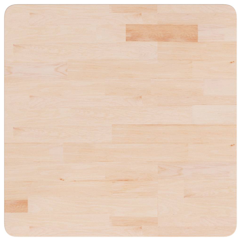 Vidaxl tafelblad vierkant 60x60x4 cm onbehandeld massief eikenhout