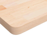 Vidaxl tafelblad vierkant 70x70x4 cm onbehandeld massief eikenhout