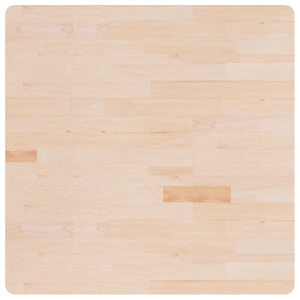 Vidaxl tafelblad vierkant 90x90x4 cm onbehandeld massief eikenhout