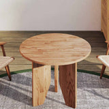 Vidaxl tafelblad rond ø50x1,5 cm behandeld massief eiken lichtbruin