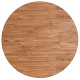 Vidaxl tafelblad rond ø 60x1,5 cm bewerkt massief eikenhout lichtbruin