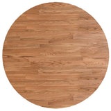 Vidaxl tafelblad rond ø80x1,5 cm bewerkt massief eikenhout lichtbruin