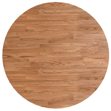 Vidaxl tafelblad rond ø80x1,5 cm bewerkt massief eikenhout lichtbruin