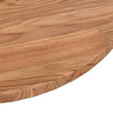 Vidaxl tafelblad rond ø90x1,5 cm bewerkt massief eikenhout lichtbruin