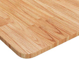 Vidaxl tafelblad vierkant 70x70x1,5cm massief eiken lichtbruin