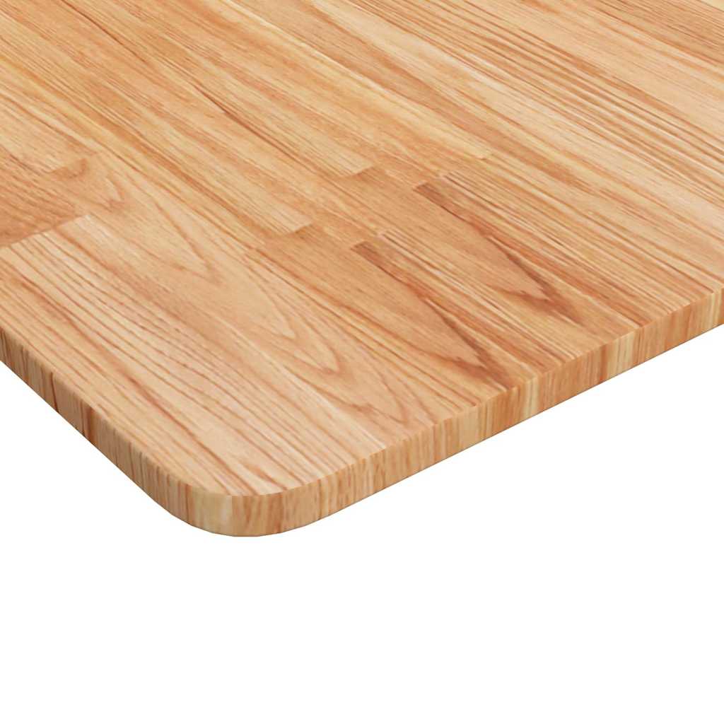 Vidaxl tafelblad vierkant 80x80x1,5cm massief eiken lichtbruin