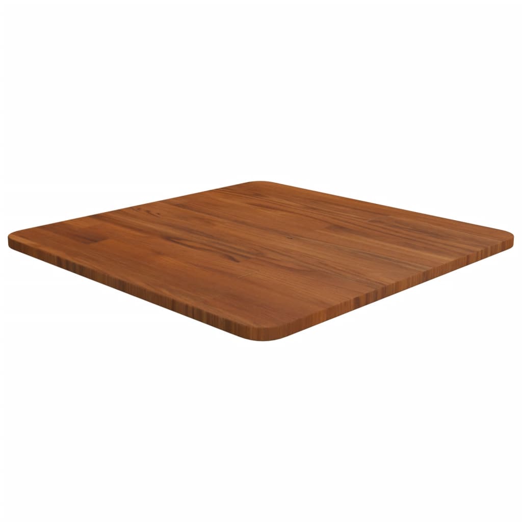 Vidaxl tafelblad vierkant 50x50x1,5cm behandeld eiken donkerbruin
