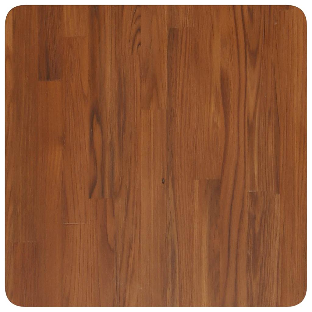 Vidaxl tafelblad vierkant 50x50x1,5cm behandeld eiken donkerbruin