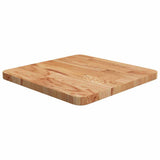 Vidaxl tafelblad vierkant 40x40x2,5cm massief eiken lichtbruin