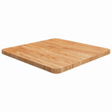 Vidaxl tafelblad vierkant 50x50x2,5cm massief eiken lichtbruin