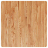 Vidaxl tafelblad vierkant 60x60x2,5cm massief eiken lichtbruin