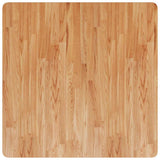 Vidaxl tafelblad vierkant 80x80x2,5cm massief eiken lichtbruin