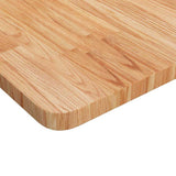 Vidaxl tafelblad vierkant 80x80x2,5cm massief eiken lichtbruin