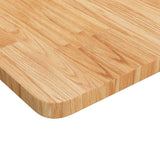 Vidaxl wastafelblad 80x40x2,5cm behandeld massief hout lichtbruin