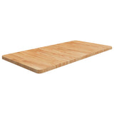 VIDAXL WASHBAIN TABELLE 100X50X2,5 cm behandeltes massives Holz hellbraun