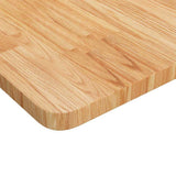Vidaxl wastafelblad 100x60x2,5cm behandeld massief hout lichtbruin