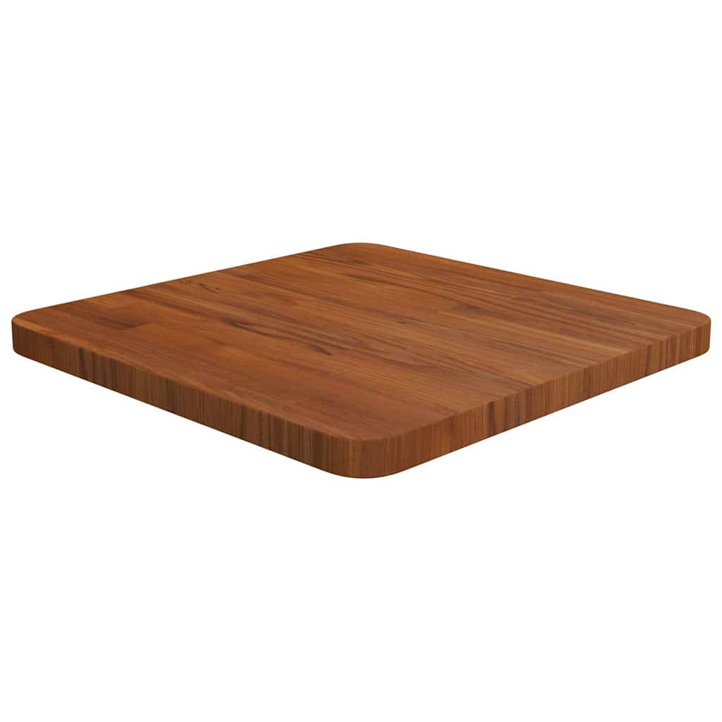 Vidaxl tafelblad vierkant 40x40x2,5cm behandeld eiken donkerbruin