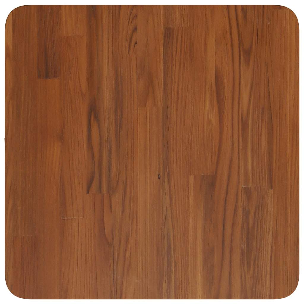 Vidaxl tafelblad vierkant 40x40x2,5cm behandeld eiken donkerbruin
