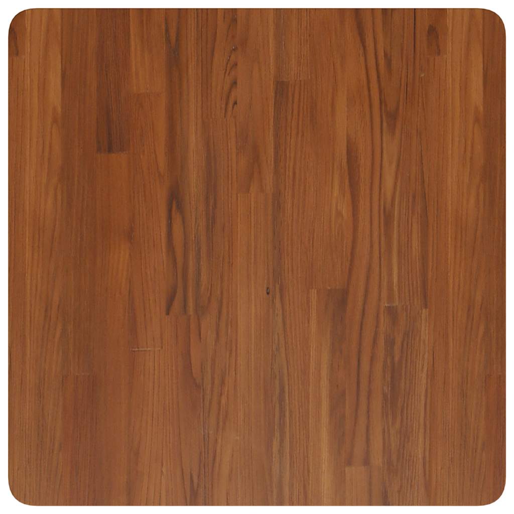 Vidaxl tafelblad vierkant 60x60x2,5cm behandeld eiken donkerbruin