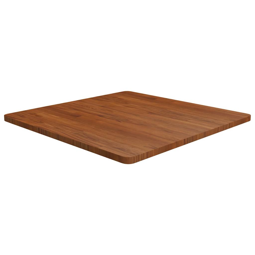 Vidaxl tafelblad vierkant 80x80x2,5cm behandeld eiken donkerbruin