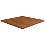 Vidaxl tafelblad vierkant 80x80x2,5cm behandeld eiken donkerbruin