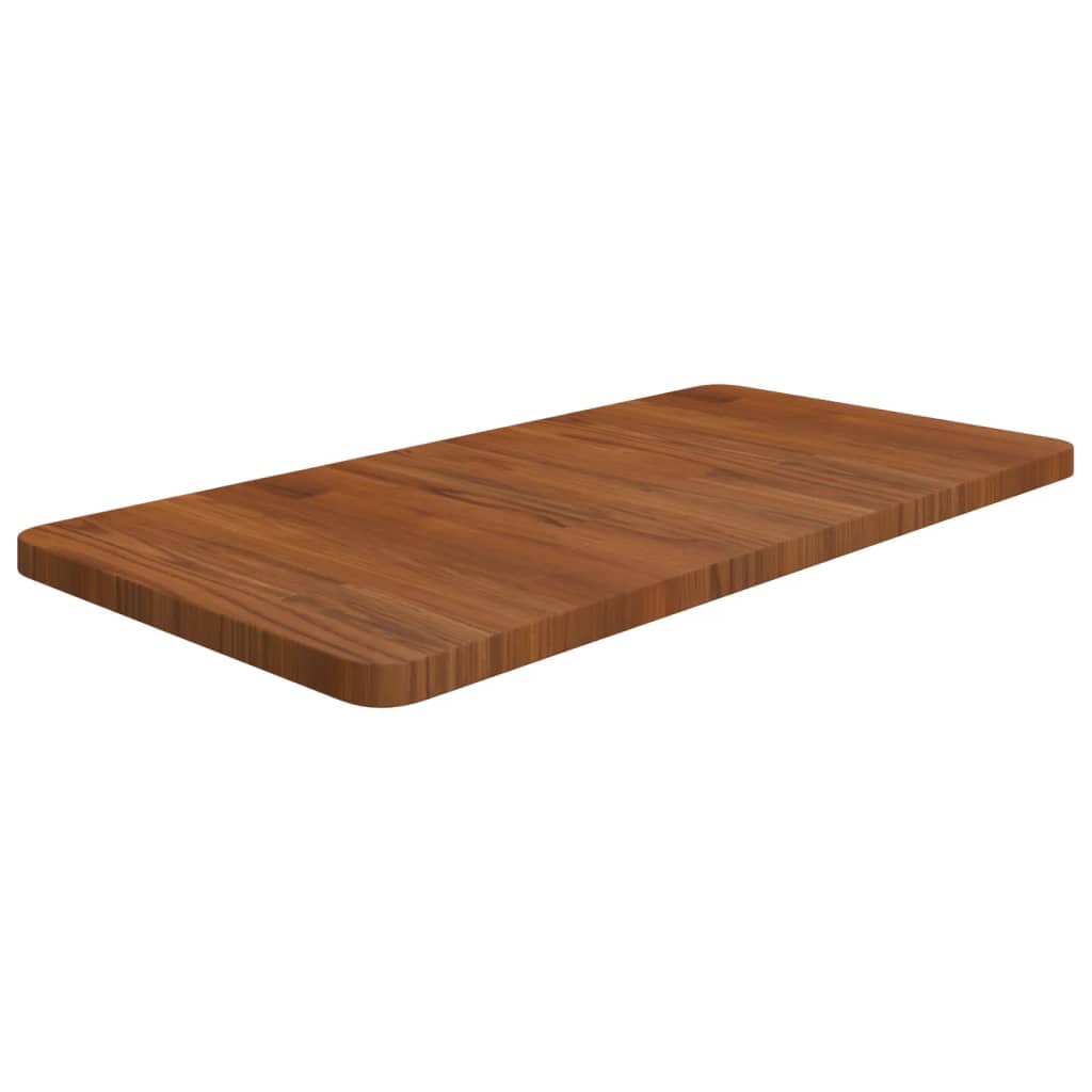 Vidaxl Washbasin Sheet 80x40x2.5 cm de madera sólida tratada marrón oscuro