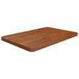 Vidaxl wastafelblad 60x40x2,5cm behandeld massief hout donkerbruin