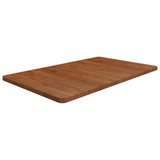 VIDAXL WASHBAIN TABELLE 100x60x2,5 cm behandeltes massives Holz dunkelbraun