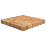 Vidaxl tafelblad vierkant 40x40x4 cm massief eikenhout lichtbruin