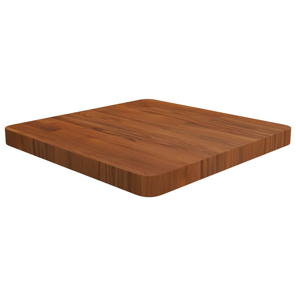 Vidaxl tafelblad vierkant 50x50x4cm behandeld eiken donkerbruin