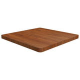 Vidaxl tafelblad vierkant 70x70x4cm behandeld eiken donkerbruin