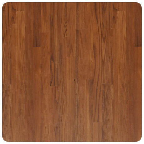 Vidaxl tafelblad vierkant 70x70x4cm behandeld eiken donkerbruin