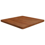 Vidaxl tafelblad vierkant 80x80x4cm behandeld eiken donkerbruin