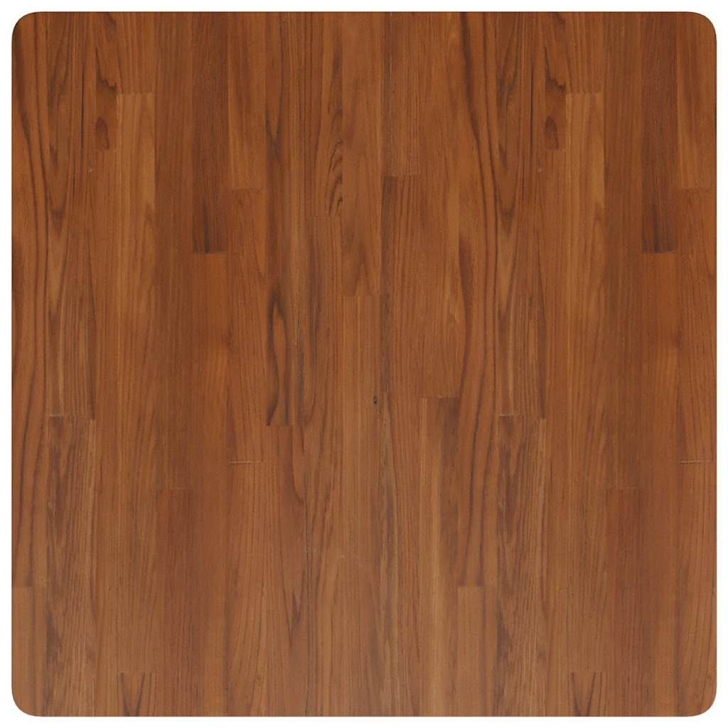 Vidaxl tafelblad vierkant 80x80x4cm behandeld eiken donkerbruin