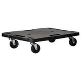Vidaxl transporttrolley 58x38x12 cm pp zwart