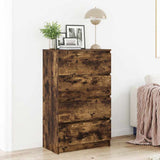 Vidaxl dressoir 60x35x98,5 cm bewerkt hout gerookt eikenkleurig