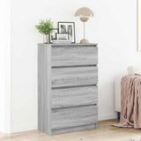 Vidaxl dressoir 60x35x98,5 cm bewerkt hout grijs sonoma eikenkleurig