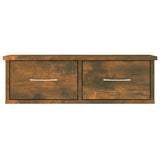 Vidaxl wandkast 60x26x18,5 cm bewerkt hout gerookt eikenkleurig