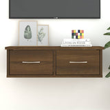 Vidaxl wandkast 60x26x18,5 cm bewerkt hout bruin eikenkleur