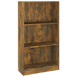 Vidaxl boekenkast 60x24x109 cm bewerkt hout gerookt eikenkleurig