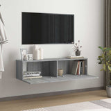 Vidaxl tv-wandmeubel 120x30x30 cm bewerkt hout grijs sonoma eiken