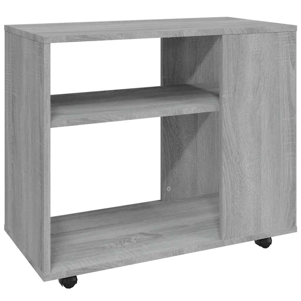 Vidaxl bijzettafel 70x35x55 cm bewerkt hout grijs sonoma eikenkleurig