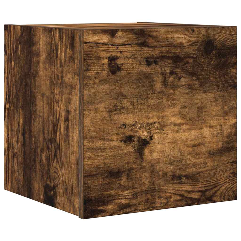 Vidaxl tv-wandmeubel 30,5x30x30 cm gerookt eikenkleurig
