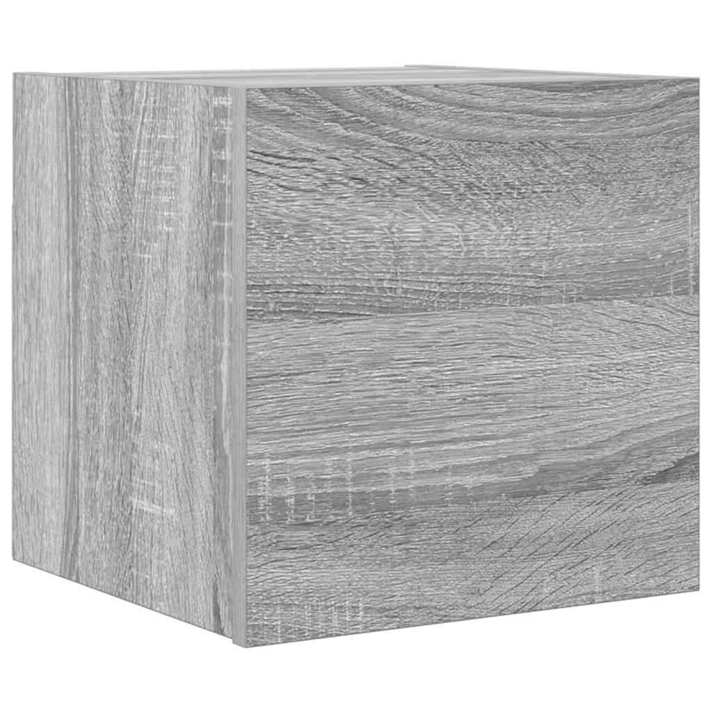 Vidaxl tv-wandmeubel 30,5x30x30 cm grijs sonoma eikenkleurig