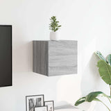Vidaxl tv-wandmeubel 30,5x30x30 cm grijs sonoma eikenkleurig
